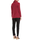Silk-Jersey Tank Top, Red Saffron