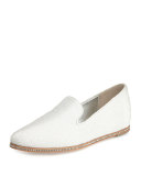 Pruesp Patent Crackle Espadrille Flat