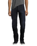 Powel 3D Tapered Jeans, Dark Aged