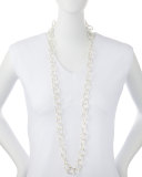 Silver-Plated Classic Chain Necklace, 42"L