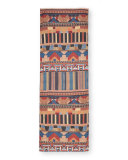 Runway Geo-Print Scarf, Pink