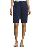 Tencel®-Blend Walking Shorts, Midnight