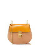 Drew Small Chain Shoulder Bag, Sand