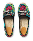 Pilar Blind for Love Espadrille Flat, Black/Multi