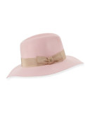 Florence Rabbit Felt Fedora Hat