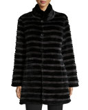 Layered Reversible Fur Coat