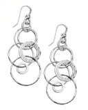 Silver Multi-Link Jet-Set Earrings