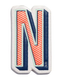 "N" Leather Sticker for Handbag