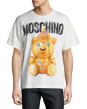 Teddy Bear Logo T-Shirt, White