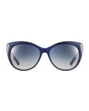 Plastic Cat-Eye Sunglasses