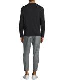 Cropped Chino Trousers, Gray