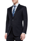 Solid Two-Piece Suit, Navy