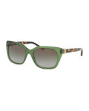 Gradient Acetate Cat-Eye Sunglasses