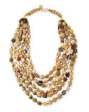 Kila Light Horn Multi-Strand Necklace