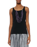 Silk Jersey Long Cami