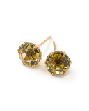 18k Rock Candy Round Stud Earrings