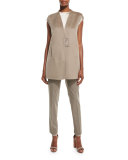 Stanton Cropped Pants, Cobblestone