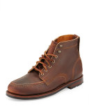 Sawyer USA Leather Boots, Chestnut 