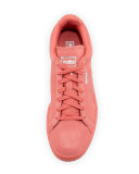 Men's Suede Classic Mono Reptile Sneakers, Rose