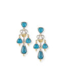 Sterling Silver Doublet Chandelier Earrings