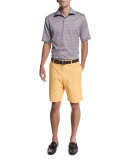 Lightweight Twill Shorts, Orange