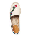 Pilar Embroidered Espadrille Flat