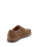 Suede Lace-Up Platform Oxford