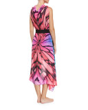 Monarch Printed Silk Pareo