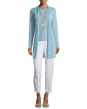 Fine Organic Linen Long Cardigan 