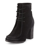 Parker Suede Moc Boot, Black
