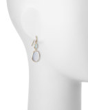 Siviglia Resort Aquamarine & Chalcedony Drop Earrings