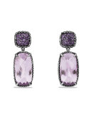 Chatelaine Drop Earrings with Lavender Amethyst and Purple Sapphires