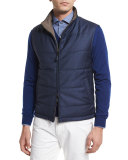 High-Performance Wool Sweater, Bright Blue