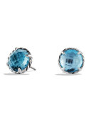 Chatelaine Earrings with Blue Topaz