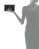 Saffiano Flap Travel Wallet, Black (Nero)