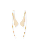 Small Gloss 14K Gold Hoop Earrings