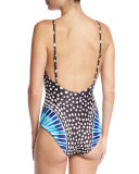 Samba Cross-Front One-Piece Swimsuit