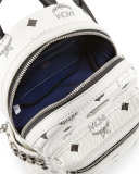 Stark Side-Stud X-Mini Convertible Backpack, White