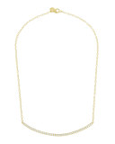 Moderne 18k Diamond Bar Necklace