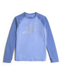 Long-Sleeve Baseball Tee, Blue, Size XXS-XL