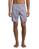 Cordoba Multi-Print Retro Swim Trunks, Multi