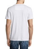 Logo & Skull Short-Sleeve Graphic Tee, White