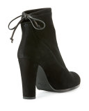 Catch Suede Bootie with Ankle Tie