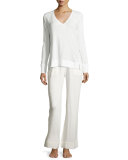 Lofty Cotton Lounge/PJ Pants, Snow