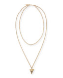 Golden Shark Tooth Necklace