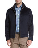 Westport Wool-Cashmere Jacket, Navy