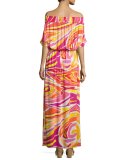 Lance Printed Off-the-Shoulder Maxi Dress 