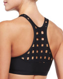Square Up High-Neck Swim Top