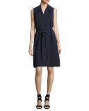 Mazie Sleeveless Dress, Blue
