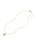 "C" Pendant with Diamonds in Gold on Chain
